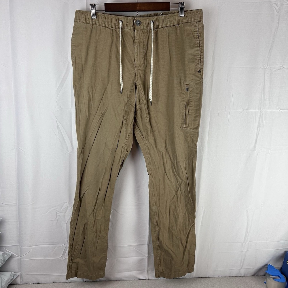 Vuori Khaki Drawstring Chinos